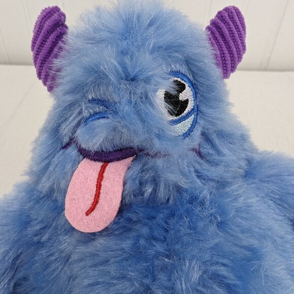 Luki Lab House Monsters Munchy Blue One Eyed Monster Plush Stuffed Animal Toy - Picture 2 of 9